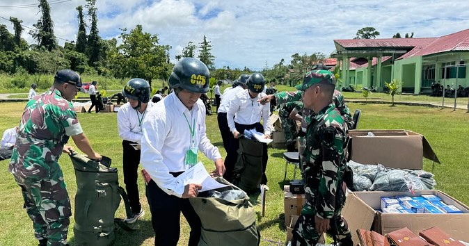 Secaba Rindam XVIII/Kasuari Menerima Kedatangan Calon Prajurit Siswa Dikmaba TNI AD TA 2024