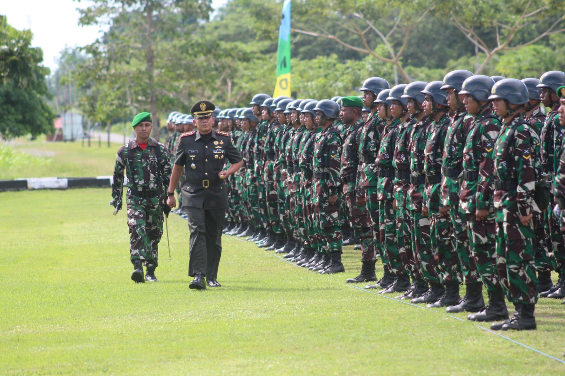 Danrindam XVIII/Kasuari Resmi Buka Program Dikmaba TNI AD TA 2024.