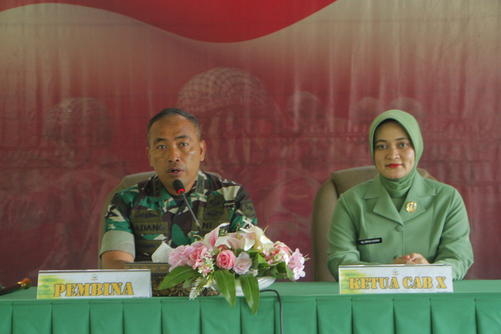 Pengarahan Danrindam Kepada Prajurit Dan Persit Rindam XVIII/Kasuari