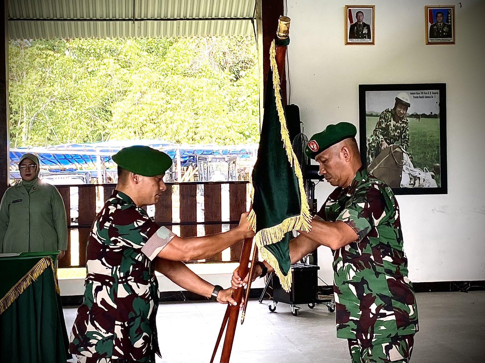 Danrindam XVIII/Ksr, Pimpin Penyerahan Jabatan dan Tradisi Pelepasan Dansecaba, Dansecata Serta Dandodiklatpur