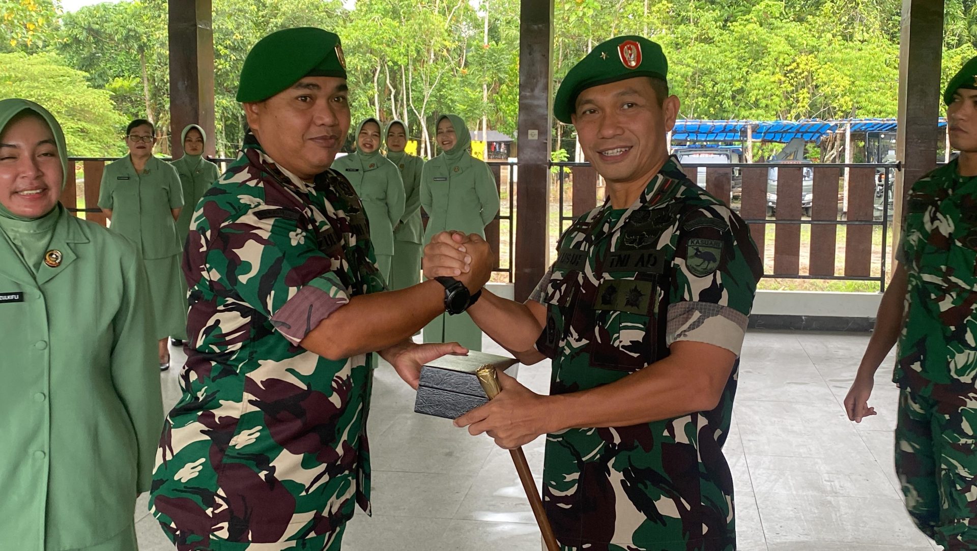 Danrindam XVIII/Ksr Pimpin Tradisi Korps Raport Pindah Satuan
