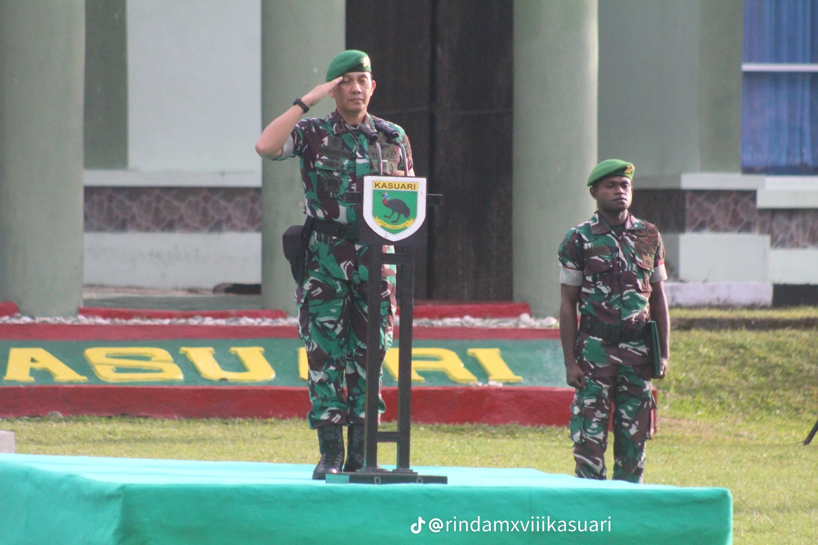 Letkol Inf A.R. Ardiansyah Pimpin Upacara Bendera, Teguhkan Disiplin dan Semangat Pengabdian