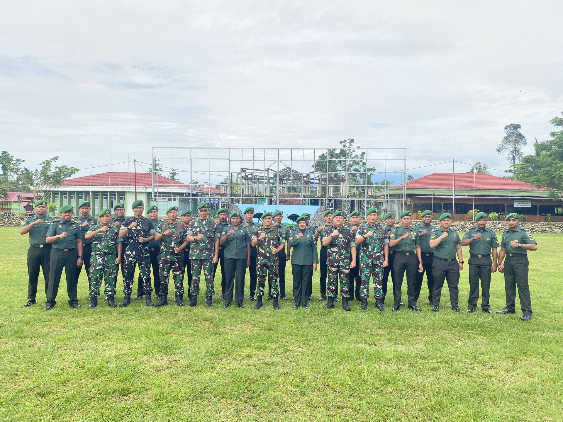 Danrindam XVIII/Ksr Pimpin Laporan Korps Kenaikan Pangkat