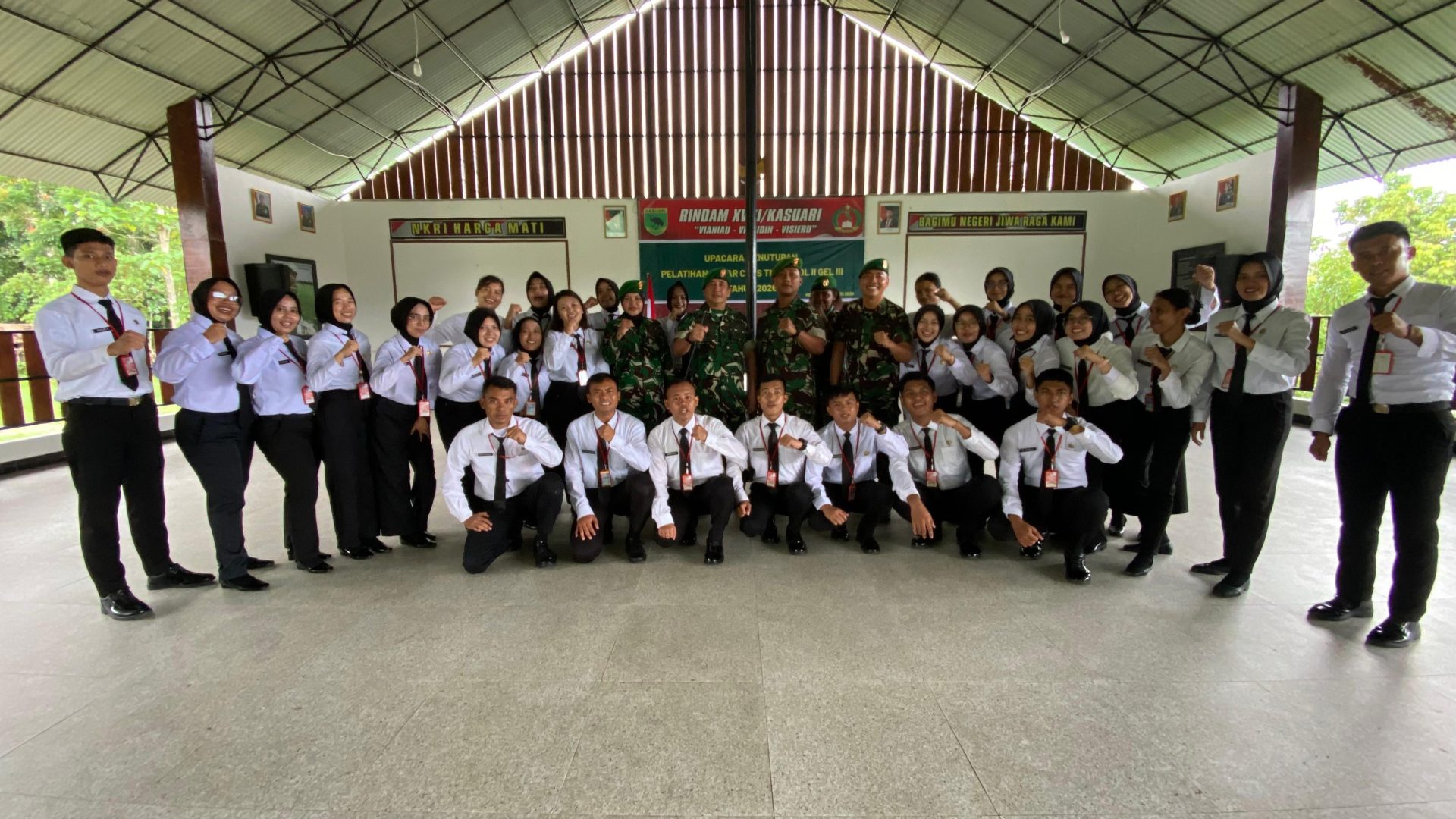 Kolonel Inf Boby MSD Tutup Pelatihan Dasar CPNS TNI AD Golongan II Gelombang III TA 2026